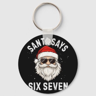 Porte-clés Santa dit Six Seven Meme Xmas 6 7 Noël Garçons