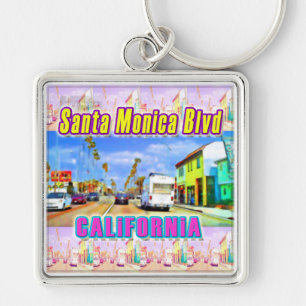 Porte-clés "Santa Monica Blvd 1"