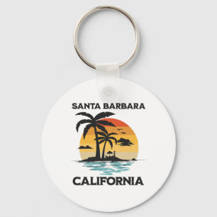 Porte-clés Santa Rra Californie Beachsurf Vacances d'été Vin