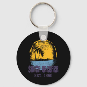 Porte-clés Santa Rra Californie Rétro Surfeur Vintage Plage M