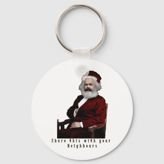 Porte-clés SantaKarl MarXmas (Recto)