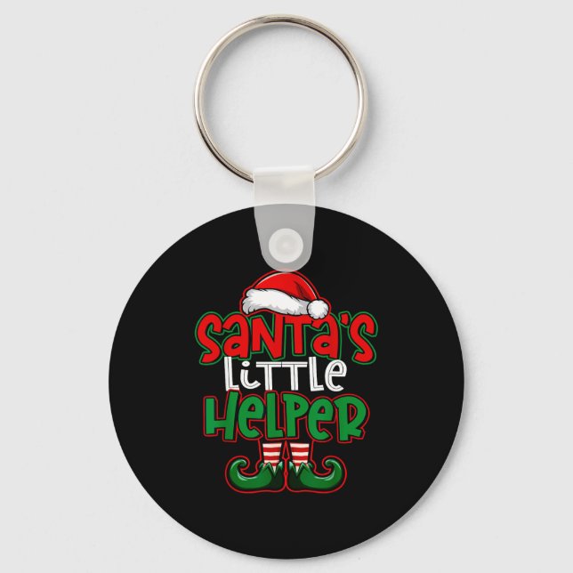 Porte-clés Santa's Little Helper Espresso Martini Christmas T (Recto)