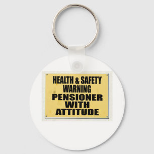 Porte-clés Santé et sécurité sont devenus fous, pensionné ave