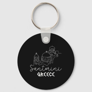 Porte-clés Santorin Grèce Voyage Destination Été Famille