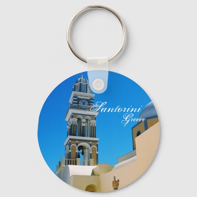 Porte-clés Santorin, Porte - clé de la Grèce (Recto)