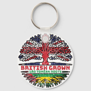 Porte-clés Sao Tomé-et-Principe Santoméen Britannique Royaume