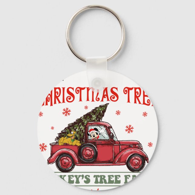 Porte-clés sapin de Noël fraîchement coupé2 (Recto)