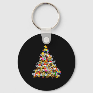 Porte-clés Sapin de Noël Pull de Noël pour les Amoureux des A