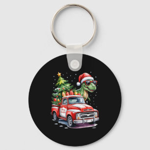 Porte-clés Sapin de Noël Voiture Camion Dinosaure Trex Noël B