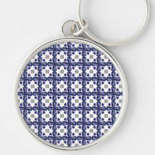 Porte-clés Sapphire Diamond Art, Bleu
