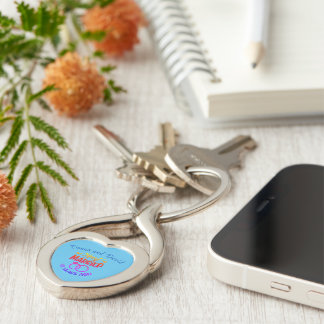 Porte-clés Sapphire du 45e anniversaire du Mariage
