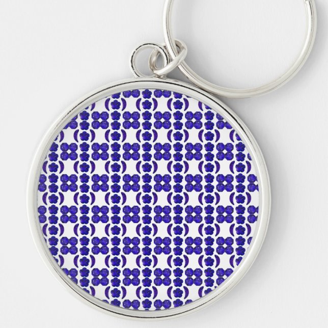 Porte-clés Sapphire Gemstone Blue (Devant)