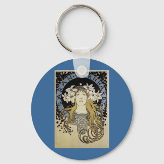 Porte-clés Sarah Bernhardt par Alphonse Mucha