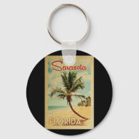 Sarasota Palm Tree Vintage Travel