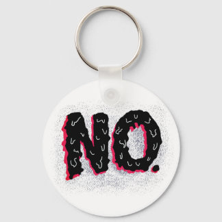 Porte-clés Sarcastique antisociale bizarre Pas de typographie