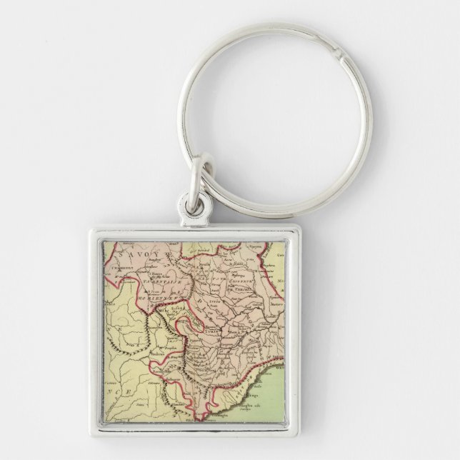 Porte-clés Sardaigne, France, Italie (Devant)
