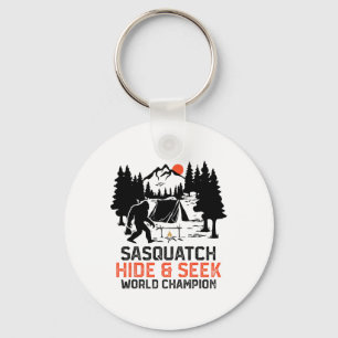 Porte-clés Sasquatch Camping Extérieur Forêt Drôle Sasquatch