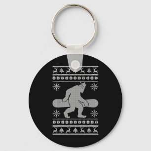 Porte-clés Sasquatch Goûter Snowboard Vilain Noël Bigfoo