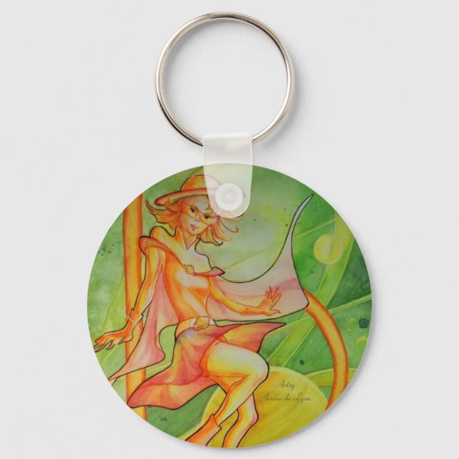 Porte-clés Saturne Windy (Recto)