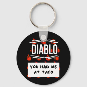 Porte-clés Sauces Chaudes Groupe Halloween Sauce Diablo Vous