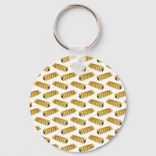 Porte-clés Saucisse Rouleau Polka Pointe Motif Cercle de clé