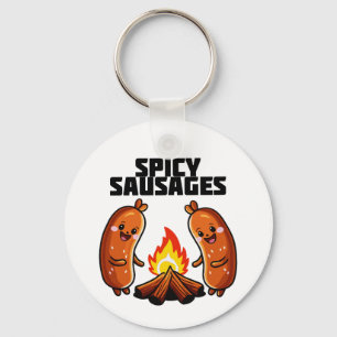 Porte-clés Saucisses au feu - Saucisses épicées