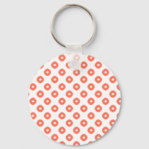 Porte-clés saumon Motif "Kanoko" - Fawn Spot