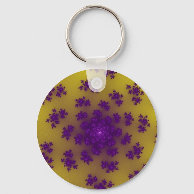 Porte-clés Saupoudrer de banane florale (Recto)