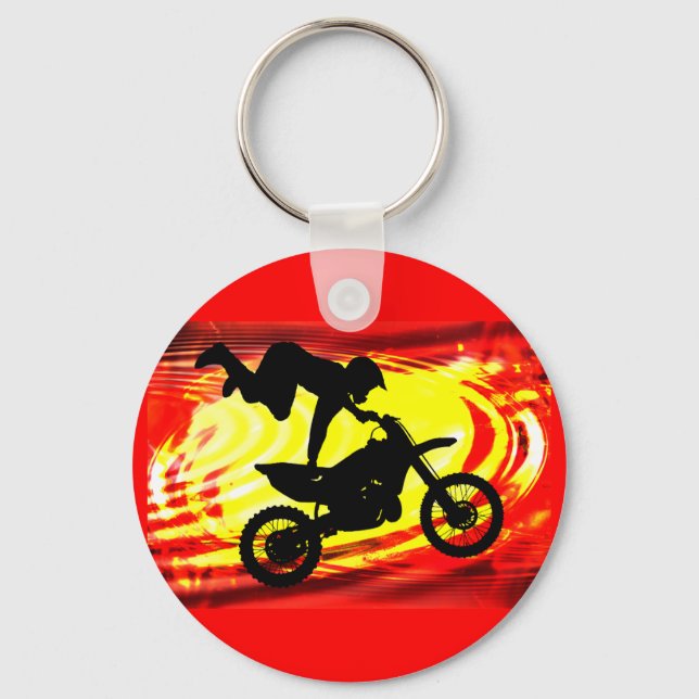 Porte-clés Saut à moteur explosif (Recto)