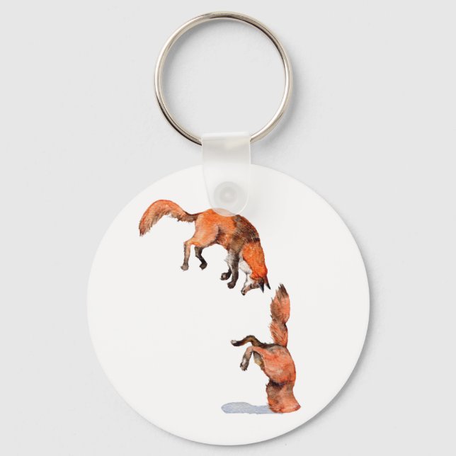 Porte-clés Sauter Renard Rouge (Recto)