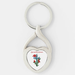 Porte-clés Sauvé par grâce