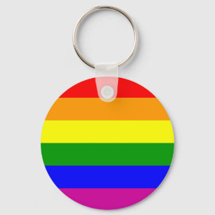 Porte-clés Sauver la Date/Mariage Arc-en-Ciel/Fierté Gay