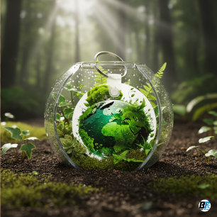 Porte-clés Sauvez la Terre, sauvez la nature