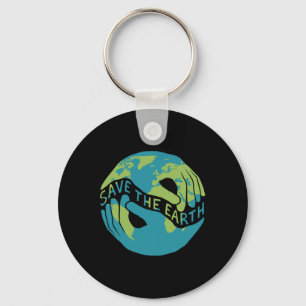 Porte-clés Sauvez La Terre Sauvez La Terre Notre Planète Aime