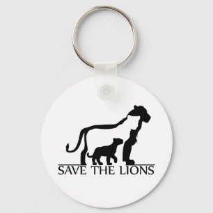Porte-clés Sauvez les lions