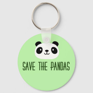 Porte-clés Sauvez les pandas