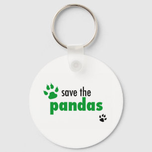 Porte-clés Sauvez les pandas