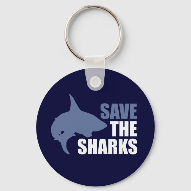 Porte-clés Sauvez Les Requins, Sauvez Les Fins (Recto)