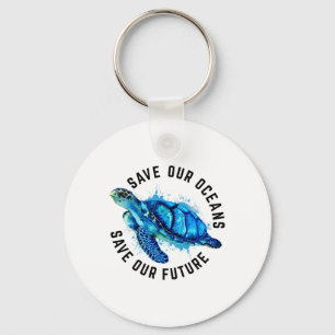 Porte-clés Sauvez nos océans Sea Turtle Pro Environnement Nat