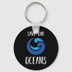 Porte-clés Sauvez notre Océan Jour des terres de mer Ocean Lo