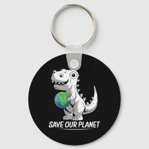 Porte-clés Sauvez notre planète Jour des terres Trex Environn