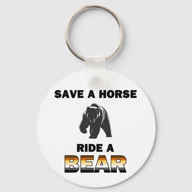 Porte-clés Sauvez Un Cheval (Recto)