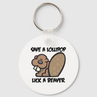 Porte-clés Sauvez une Lollipop Lick a Beaver