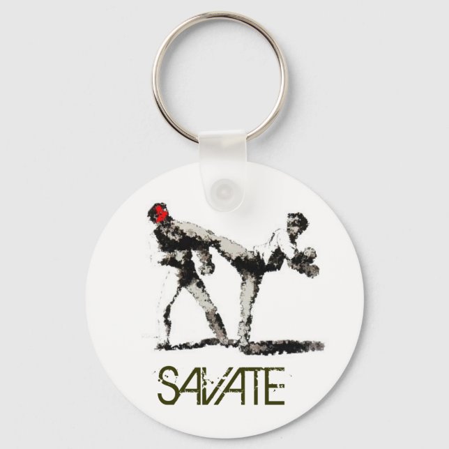 Porte-clés SAVATE impression (Recto)