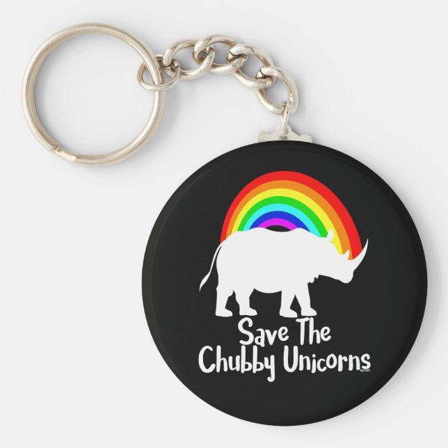 Porte-clés Save The Chubby Unicorns (Devant)