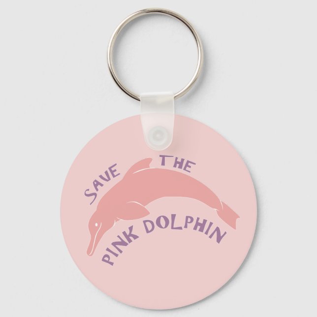 Porte-clés Save the Pink Dolphin (Recto)