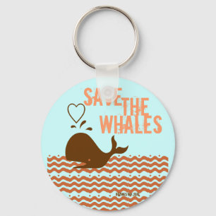 Porte-clés Save The Whales - Environmentally Conscious