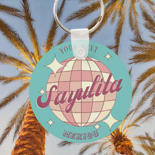 Porte-clés Sayulita Mexique Retro Parti Vintage souvenir