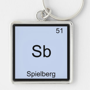 Porte-clés Sb - Spielberg Tee Symbole Élément Chimique Drôle