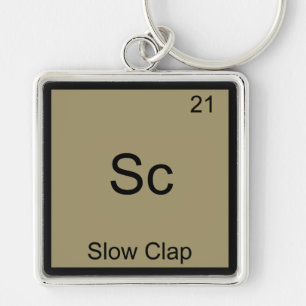 Porte-clés Sc - Tee-shirt symbole d'élément de chimie drôle à